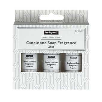 Zest Candle and Soap Fragrance 10ml 3 Pack image number 4