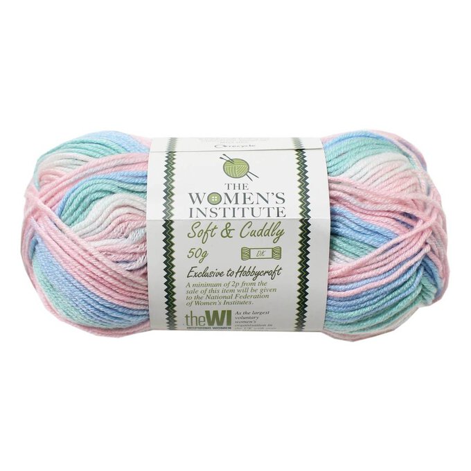 Women's Institute Pastel Mix Soft and Cuddly DK Yarn 50g | Hobbycraft
