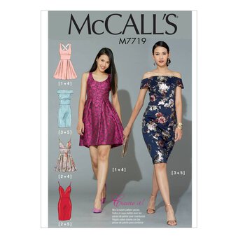 McCall’s Women’s Dress Sewing Pattern M7719 (14-22)