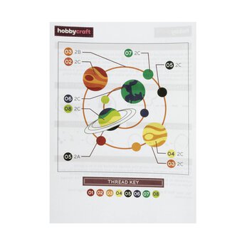 Solar System Mini Embroidery Kit  image number 4