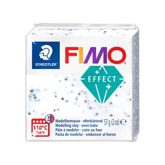 Fimo Effect Stone White Granite Modelling Clay 57g