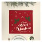 Red Merry Christmas Felt Place Mat 40cm x 40cm image number 3