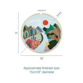 Trimits Mountain View Embroidery Hoop Kit image number 3