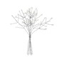 Silver Pearl Branch Wired Embellishments 10 Pack image number 1