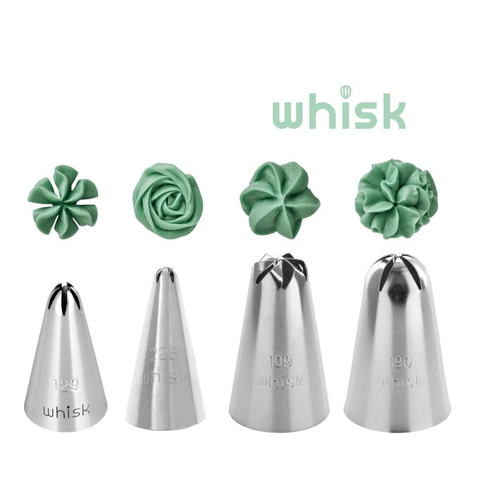 Whisk Drop Flower Tip Set 4 Pack image number 1