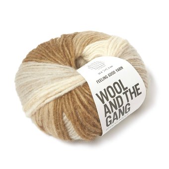 Wool and the Gang Neutral Sands Feeling Good Stripe 50g