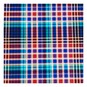 Blue and Red Check Madras Cotton Fabric by the Metre image number 2