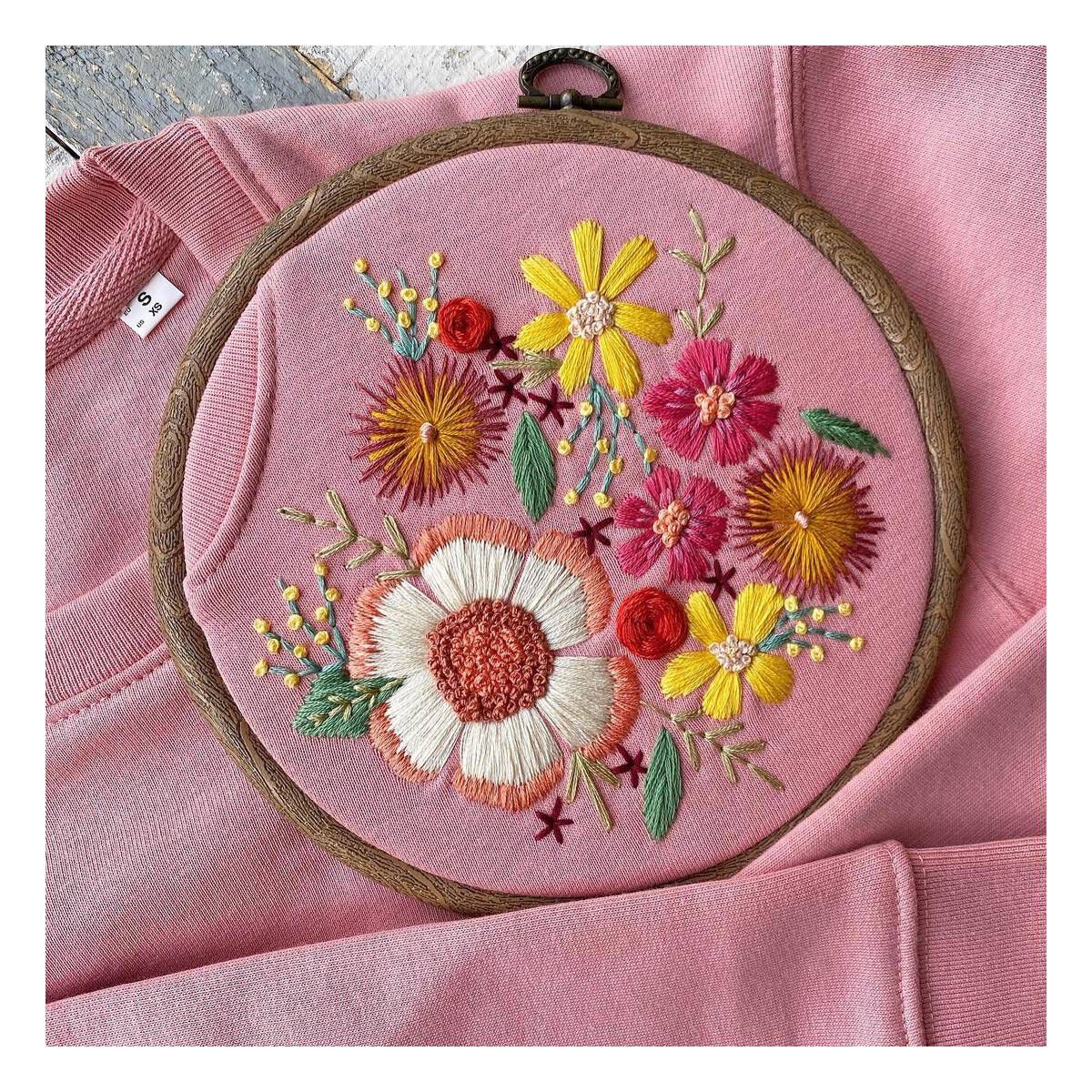 Wood grain sale embroidery hoop