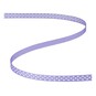 Lavender Grosgrain Polka Dot Ribbon 6mm x 5m image number 2