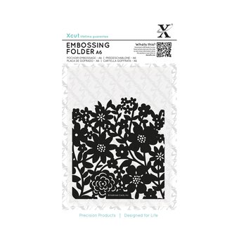 Xcut Curtain Embossing Folder A6