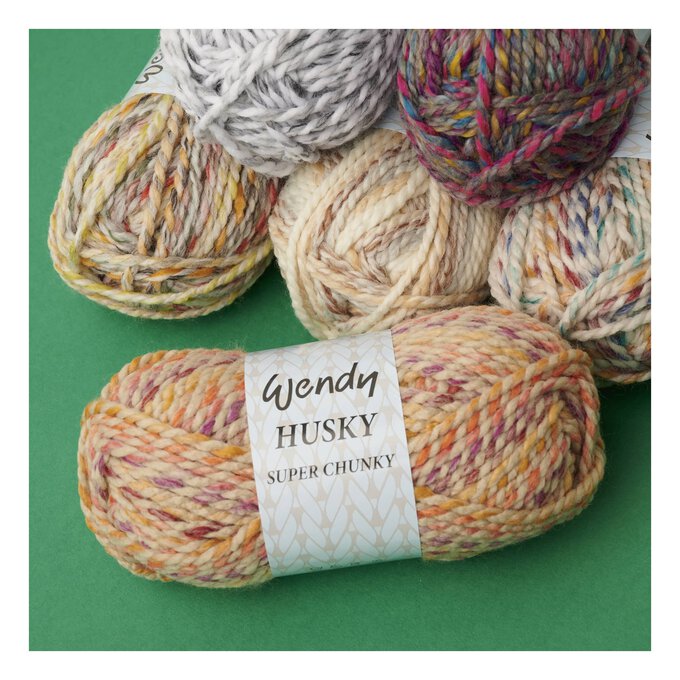 Wendy Husky Super Chunky Acrylic Yarn Wool Crocheting/Knitting Crafts