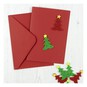 Red and Green Felt Trees 20 Pack image number 3