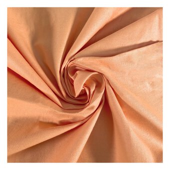 Peach Cotton Homespun Fabric by the Metre