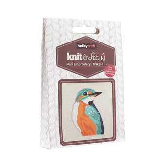 Kingfisher Mini Embroidery Kit 