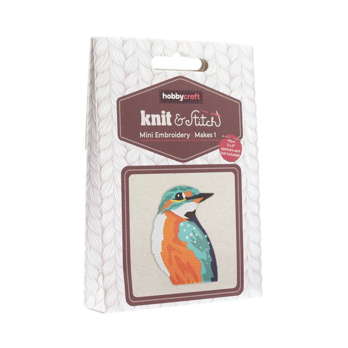 Kingfisher Mini Embroidery Kit  image number 1