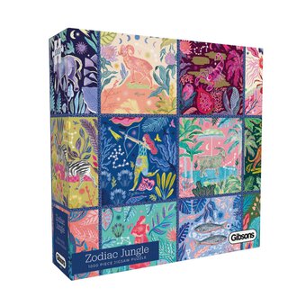 Gibsons Zodiac Jungle Jigsaw Puzzle 1000 Pieces