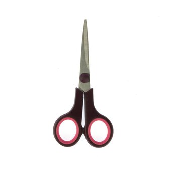 American Craft Sharp Tip Scissors 5.5-Pink with Polka Dots