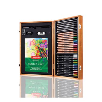 Derwent Academy Art Pencils Wooden Box Set