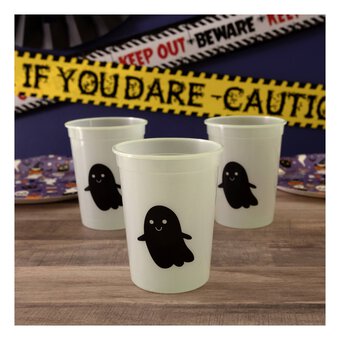 Halloween Glow-in-the-Dark Cups 3 Pack