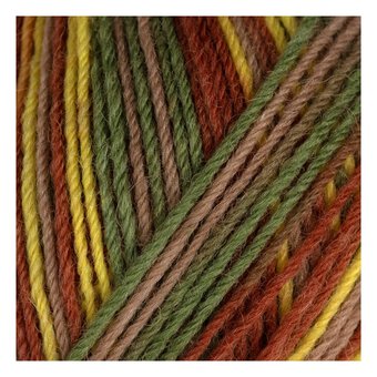 Knitcraft Rust Stripe The Perfect Pair Yarn 100g