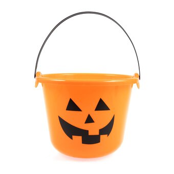 Light-Up Projector Pumpkin Bucket