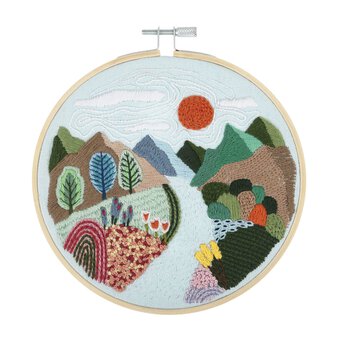 Trimits Mountain View Embroidery Hoop Kit image number 2