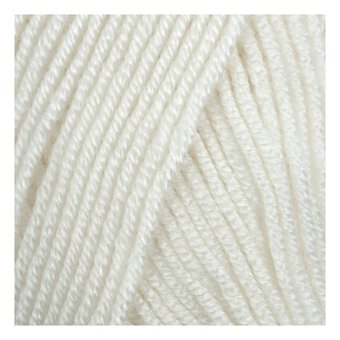 Knitcraft White Bambino Boo Yarn 50g 