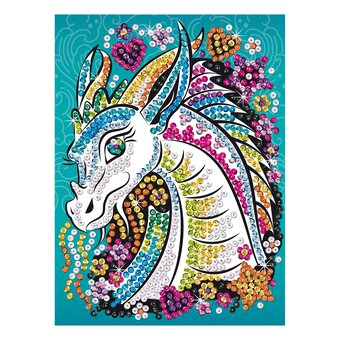 Kitfix Dragon Sequin Art Craft Teen Kit image number 5