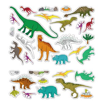 Dinosaur Stickabouts Reusable Stickers image number 3