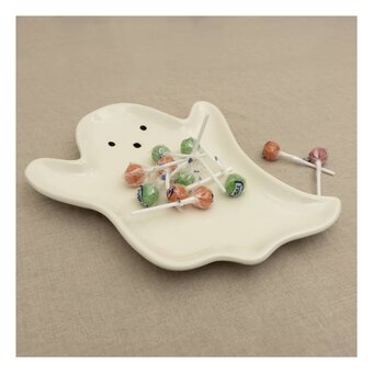 Large Ceramic Ghost Tray 32cm