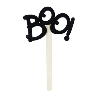 Boo Wooden Sign 25cm