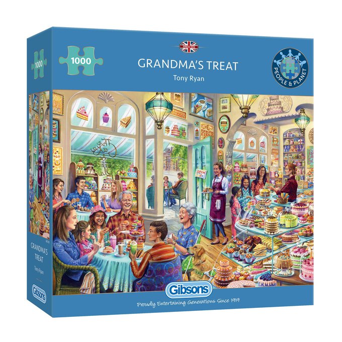 Grandmas Kitchen Hot Cross Buns 1000 Piece Jigsaw Puzzle