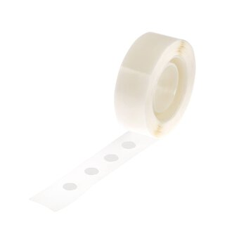 Glue Dots Adhesive Roll Mini Permanent Sticky Dots, 3/16-inch, Clear 300