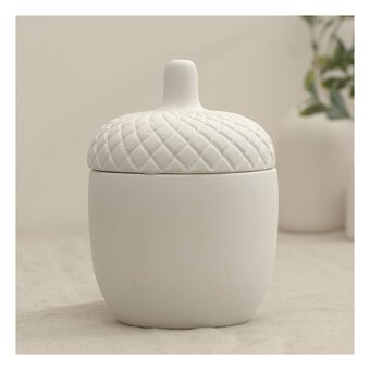 Ceramic Acorn Jar 10cm x 14cm image number 3