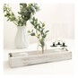 White Wooden Rectangular Tray 30cm x 12cm x 5cm image number 2