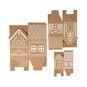 Kraft Gingerbread Houses 3 Pack image number 3