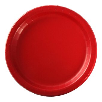 Classic Red Paper Plates 8 Pack