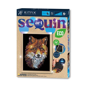 Kitfix Fox Sequin Art Premium Kit