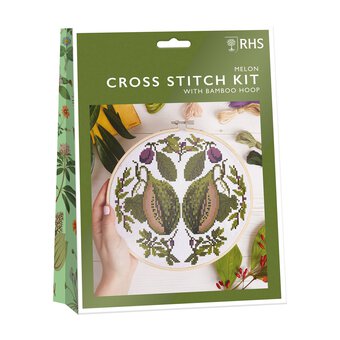 RHS Melon Cross Stitch Kit 8 Inches