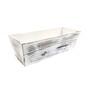 White Distressed Wooden Tray 25cm x 9cm x 7.5cm image number 1