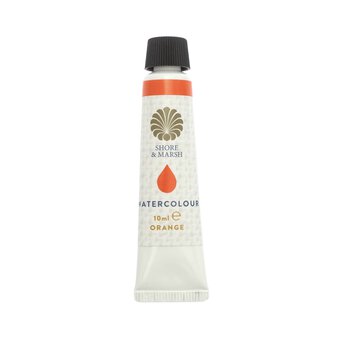 Shore & Marsh Orange Watercolour Paint 10ml 