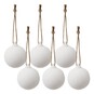 Ceramic Baubles 6 Pack image number 1