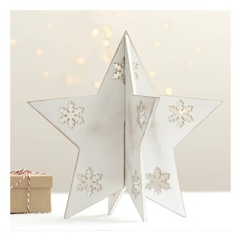 3D Wooden Star 20.5cm