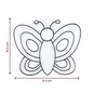 Butterfly Plastic Suncatcher 12cm image number 2