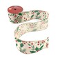 Holly and Berries Wire Edge Ribbon 63mm x 3m image number 1