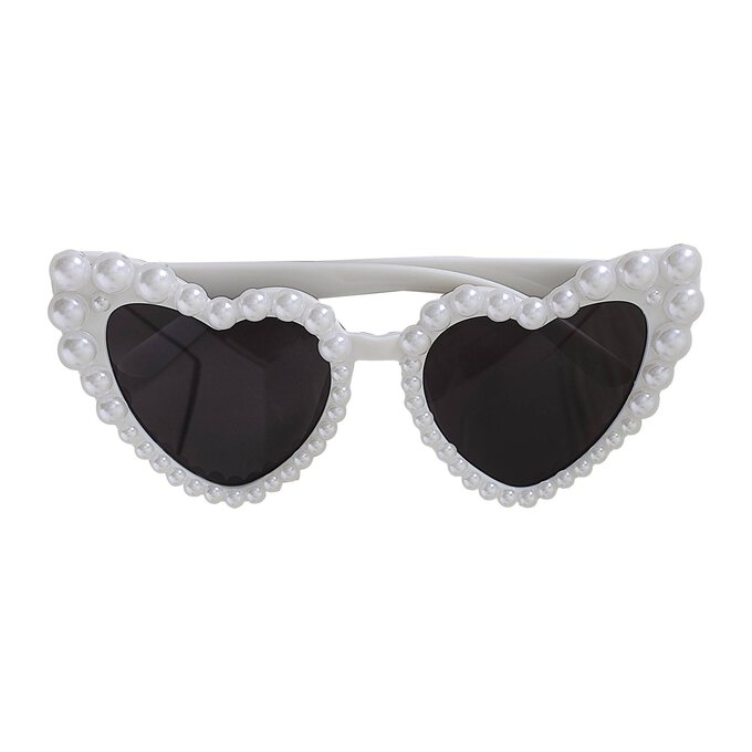 Ginger Ray Heart-Shaped Bride Sunglasses image number 1