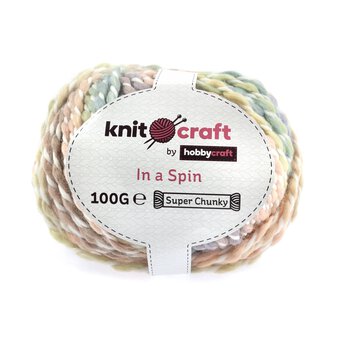 Knitcraft Pastel Mix In a Spin Yarn 100g