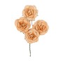 Champagne Clara Flower Wired Floral Picks 4 Pieces image number 1