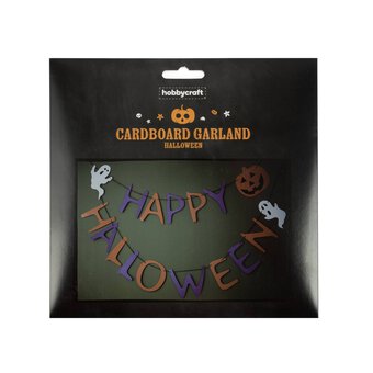 Happy Halloween Card Garland 2.4m  image number 5