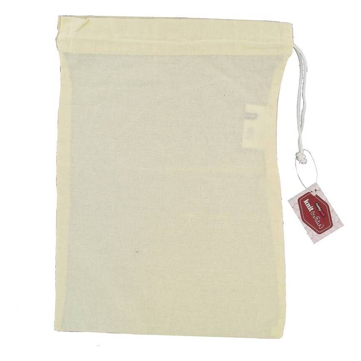 Small Plain Cotton Bag With Handles Sewing & Knitting Small